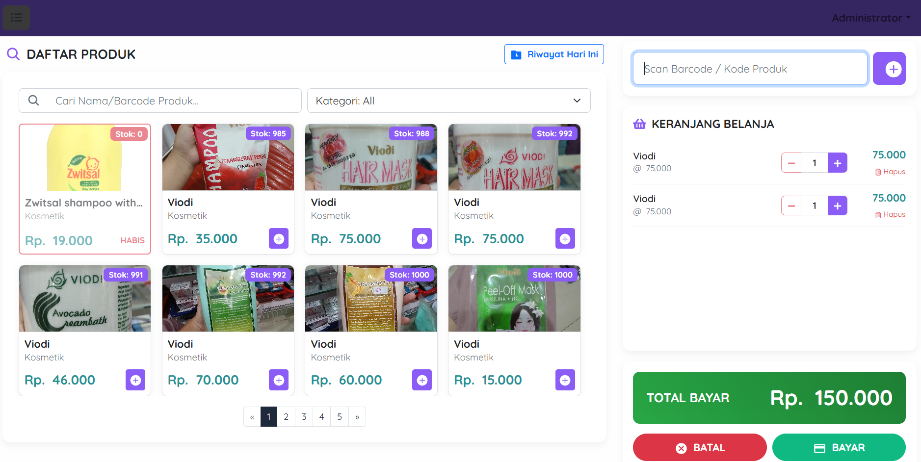 Aplikasi Bengkel Screen 2